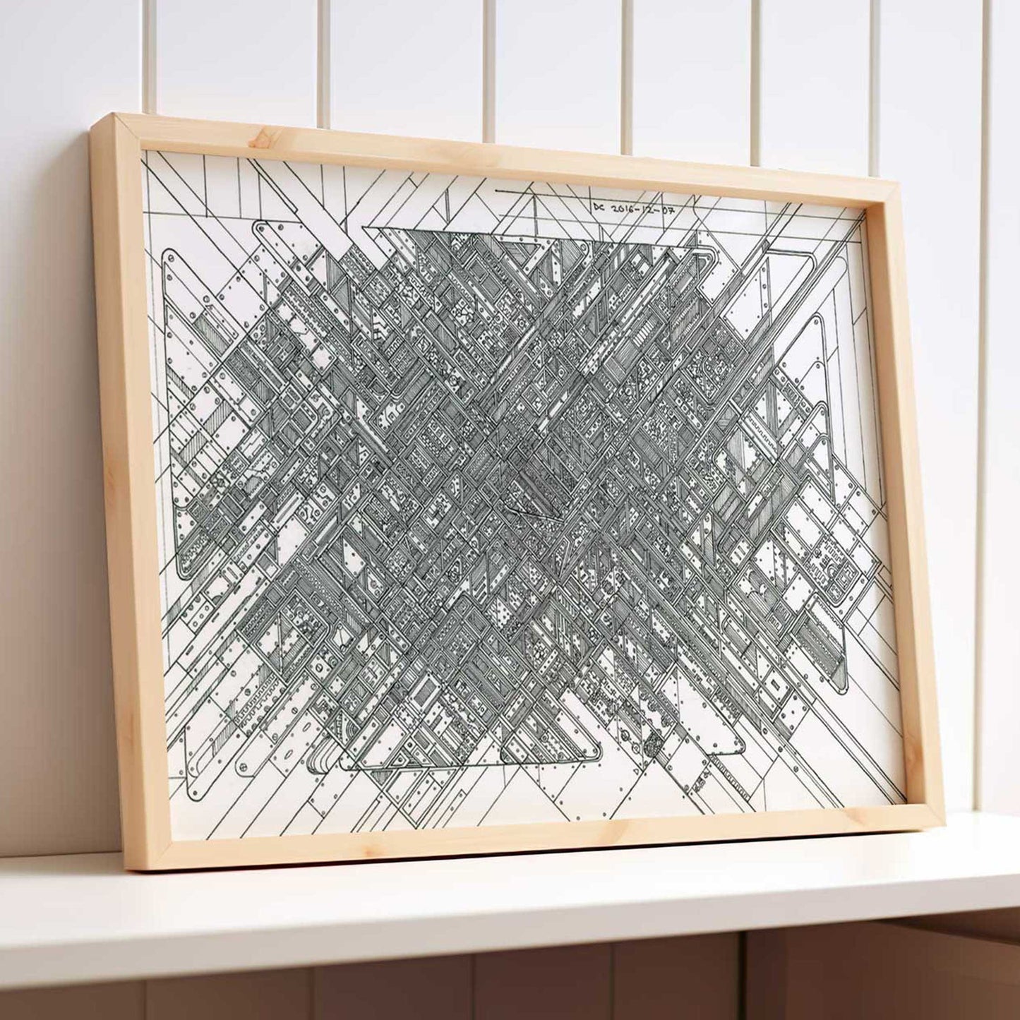 Konsttryck "Beginning of Electronics"
