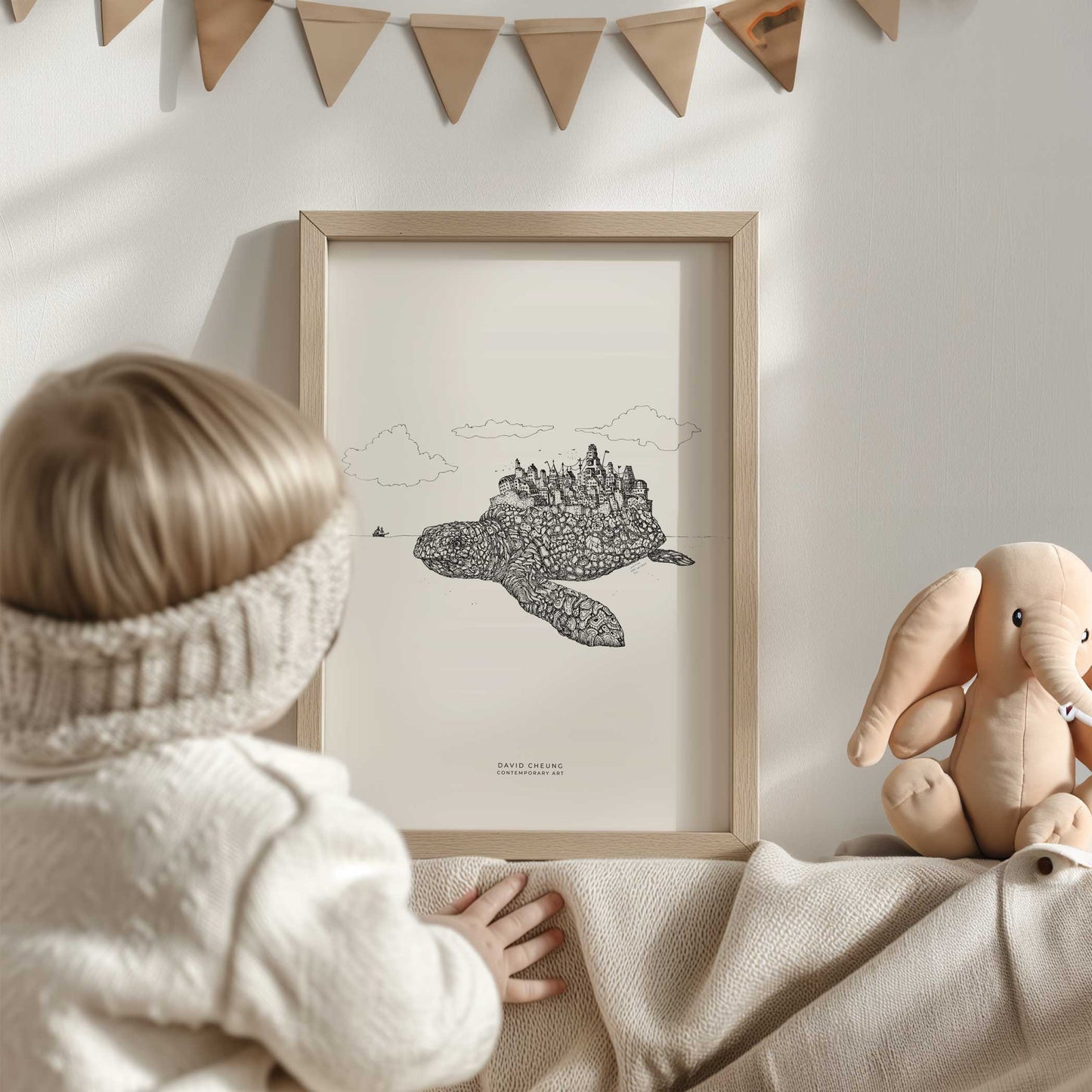 Art print "Turtle/Sköldpaddan"