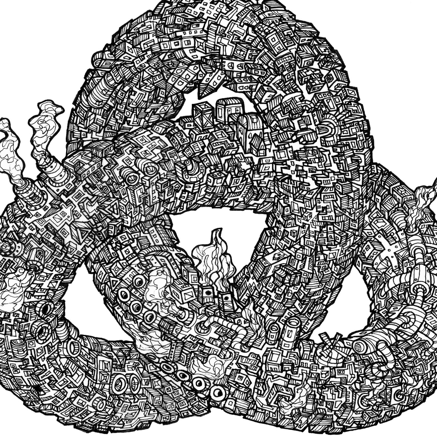 Konsttryck "Knuten/St Knut"