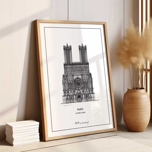 Art print "Paris Notre Dame"