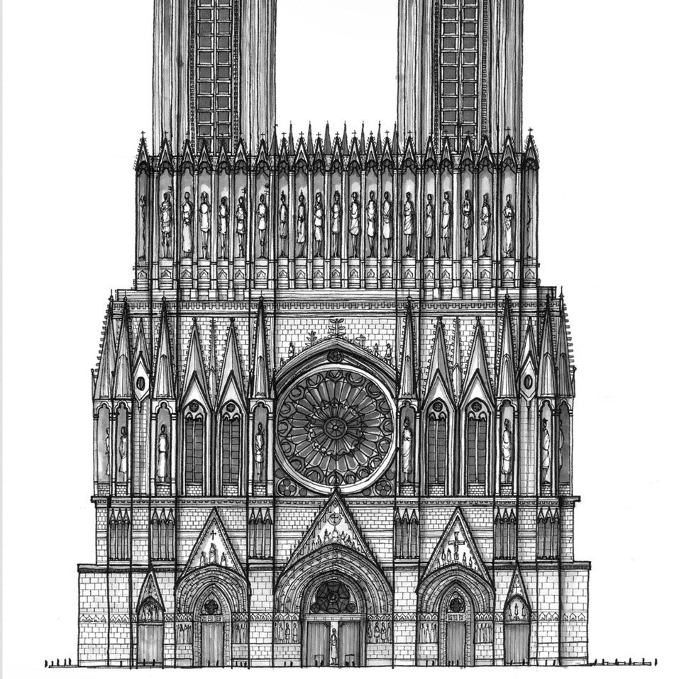 Art print "Paris Notre Dame"