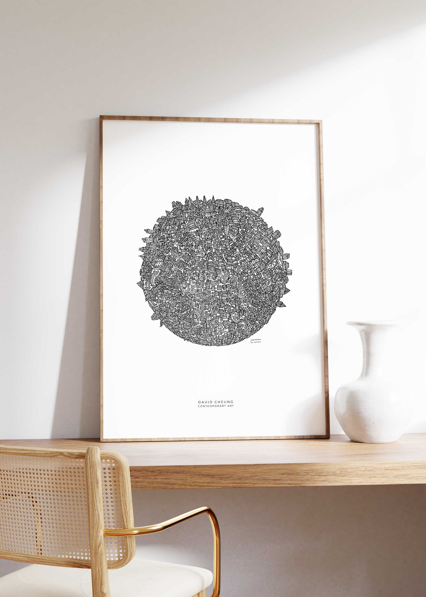 Konsttryck "The Planet"