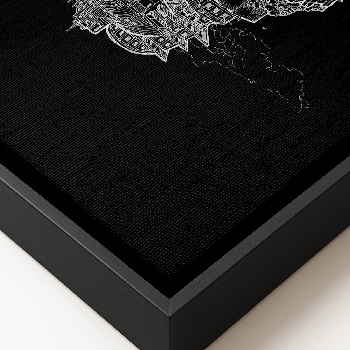 The Thinking Titan - Black Edition Canvas