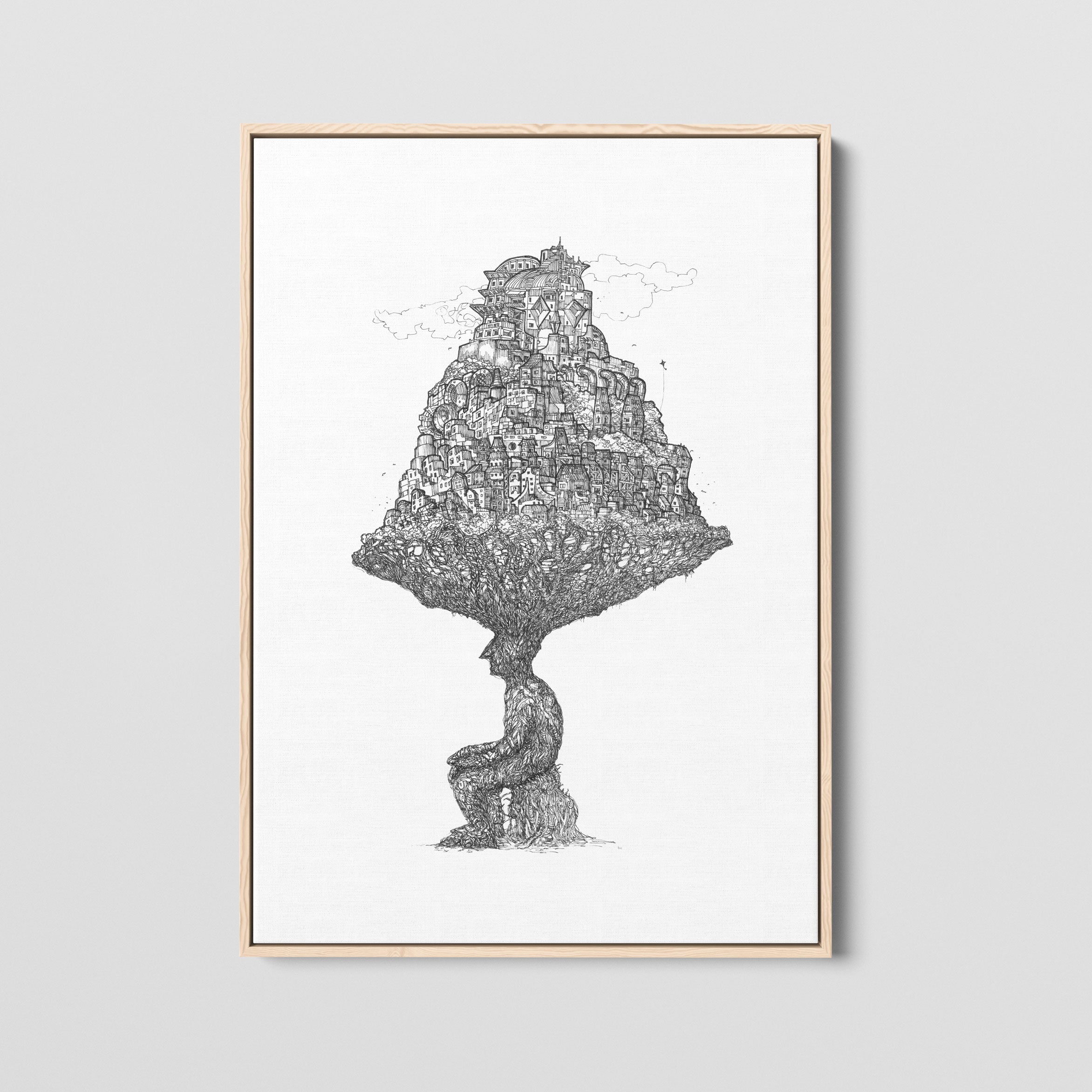 The Thinking Titan – Original Work by David Cheung | Fine Art
