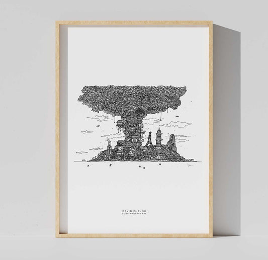 Art print "Tree/Träd"