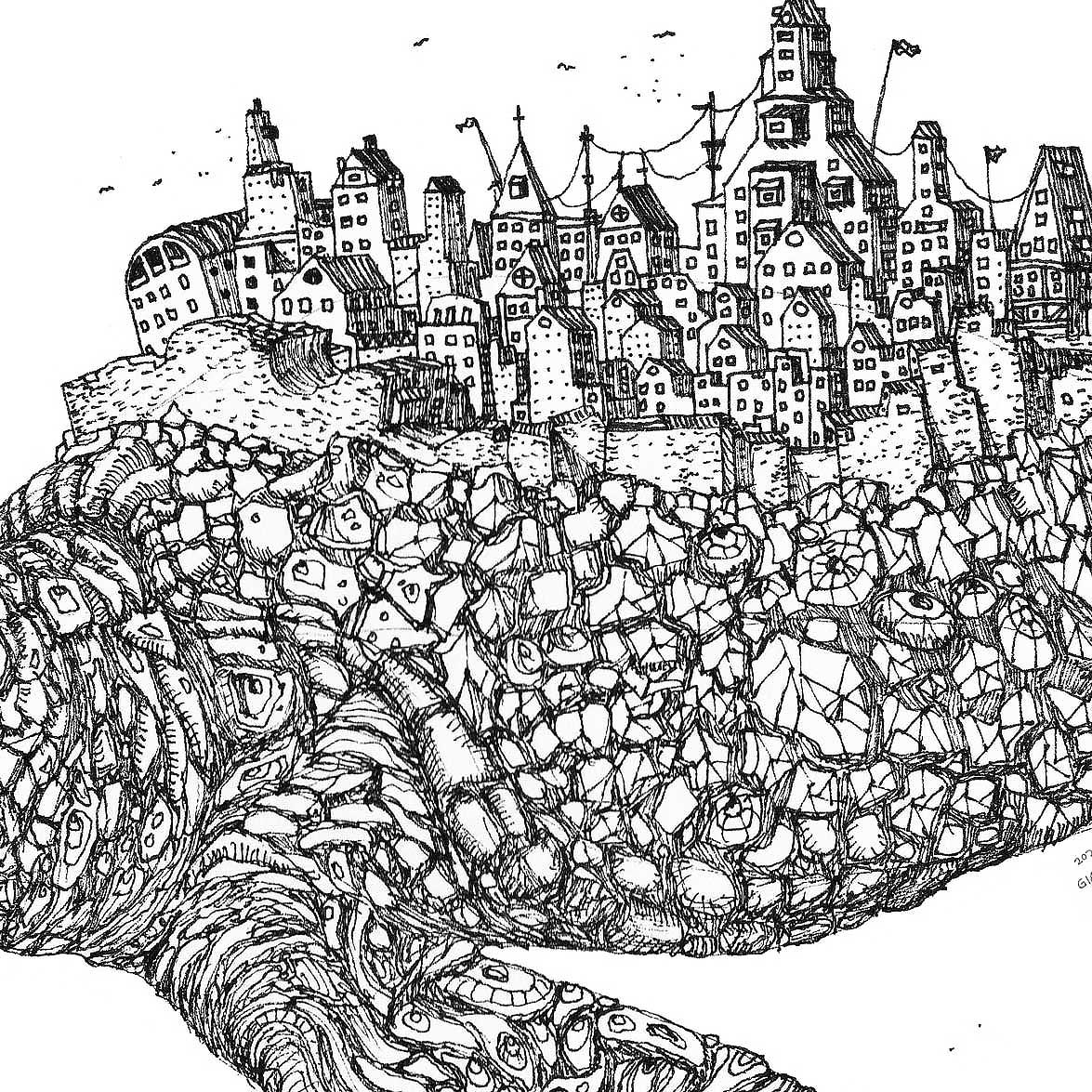 Art print "Turtle/Sköldpaddan"
