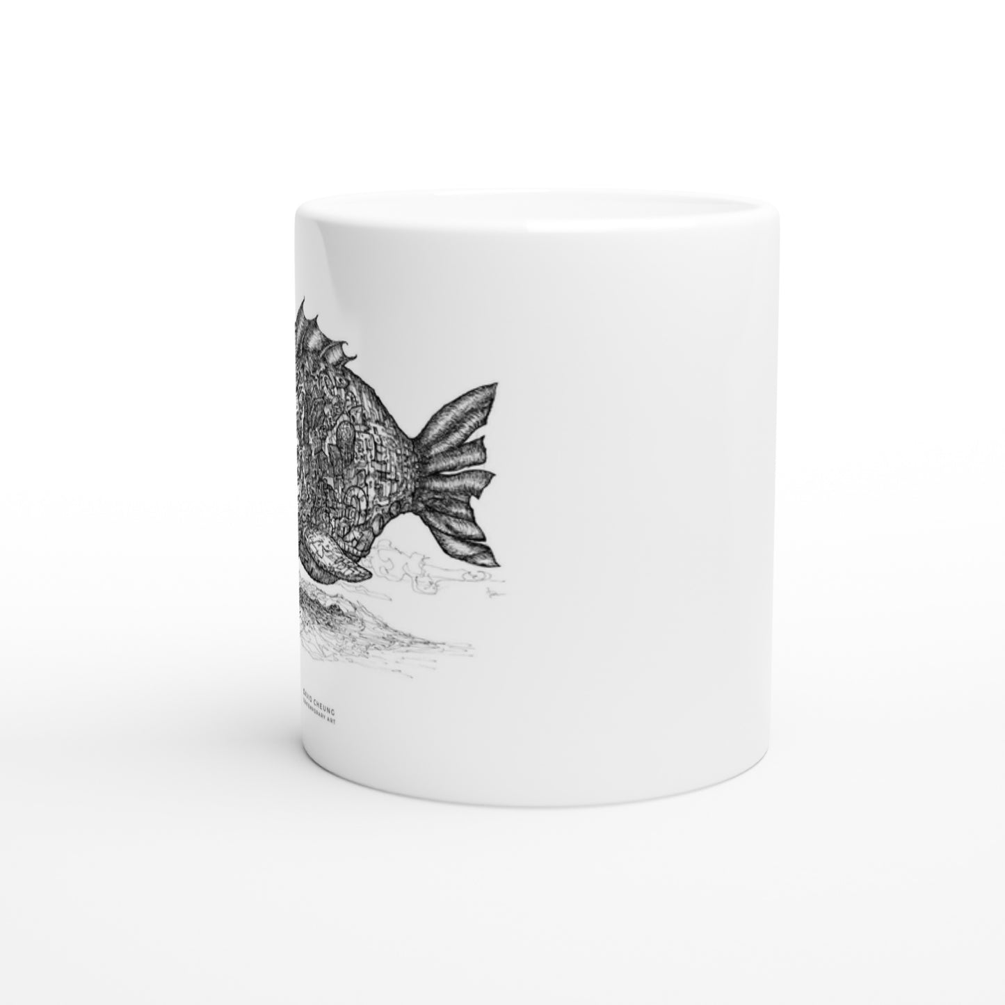 Steam Punk Fish City Mug
