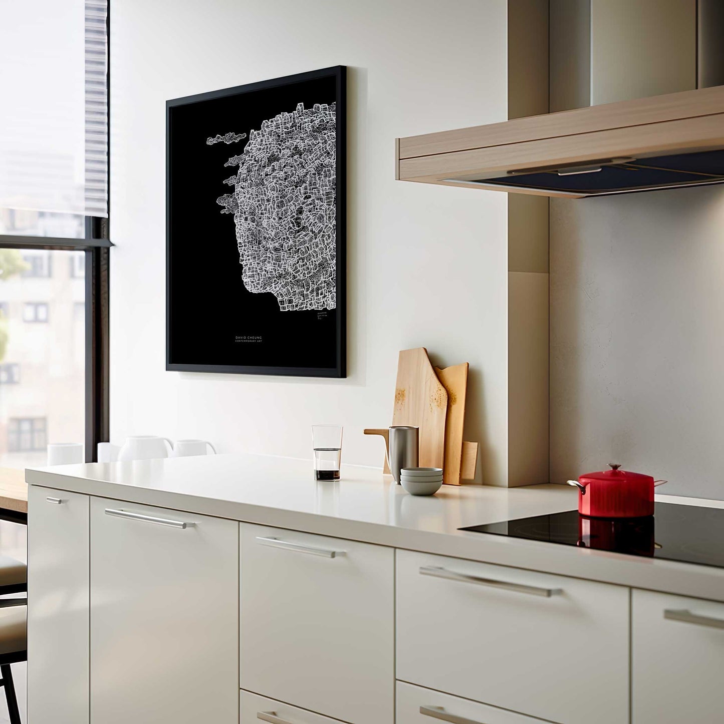 Art print "Thinking Head vers 2" Black Edition