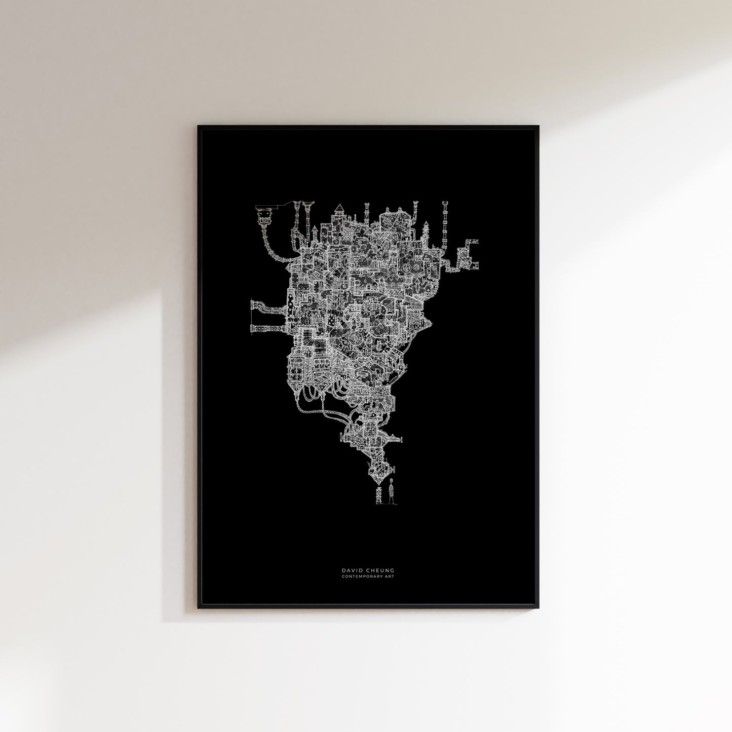 Expresso Machine Wooden Framed Poster 70x100 cm / 28x40″