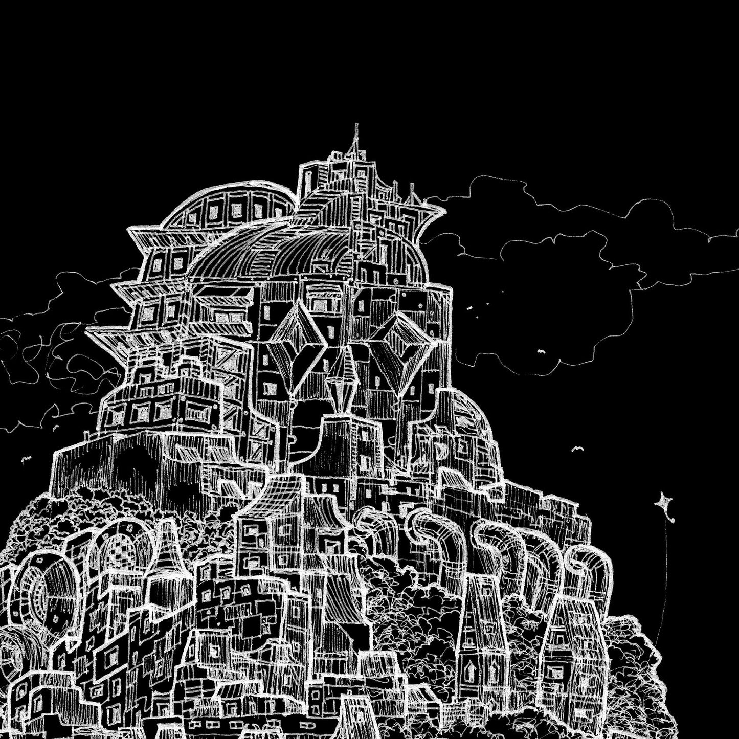 Thinking Titan Wooden Framed Poster 70x100 cm / 28x40″