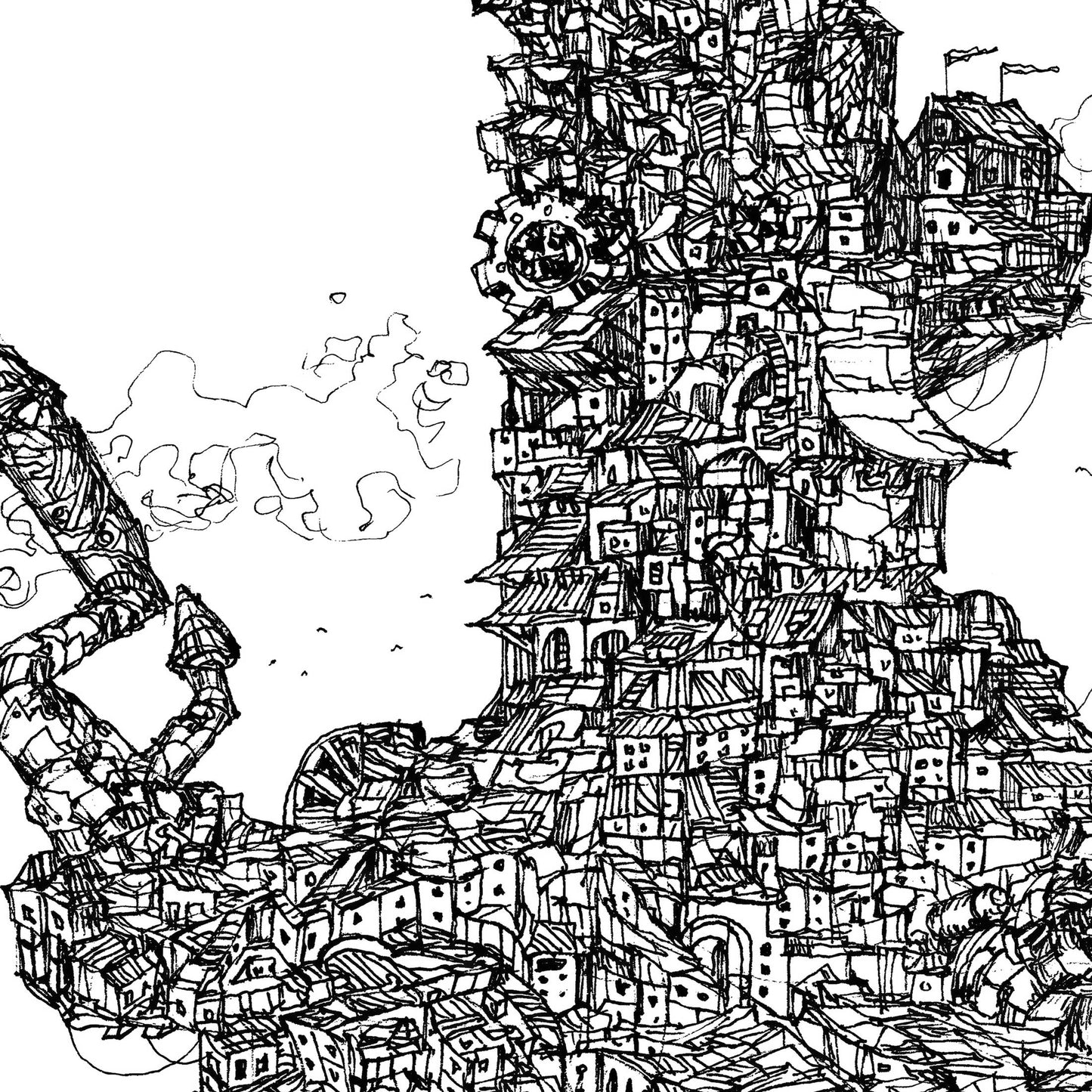 Giant moving city