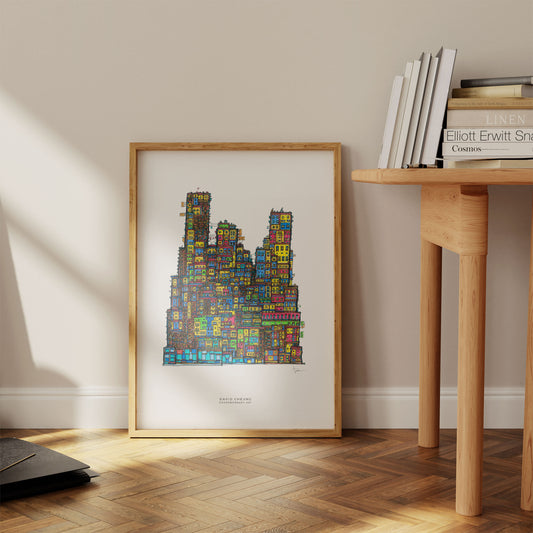 Art print "Lego city"