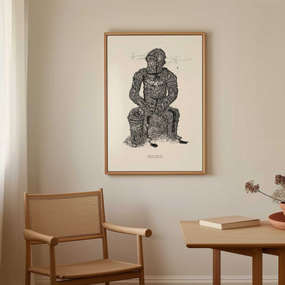 Miljöbild. Ram ingår ej.