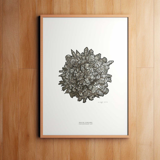 Art print "Sphere city"