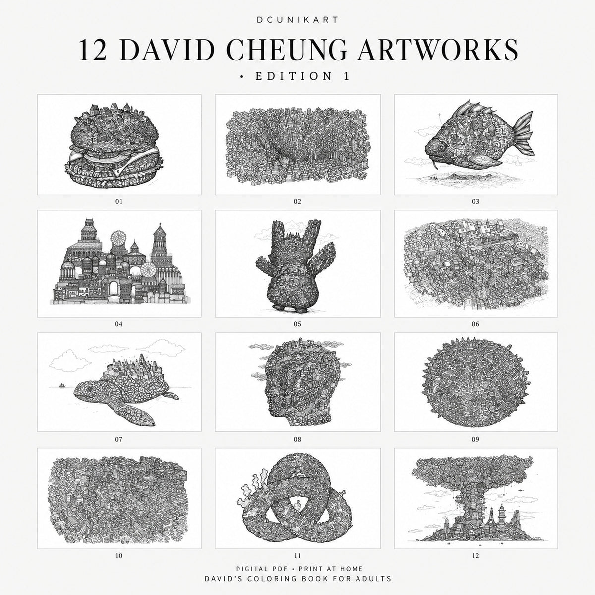 David's Coloring Book for Adults – Edition 1