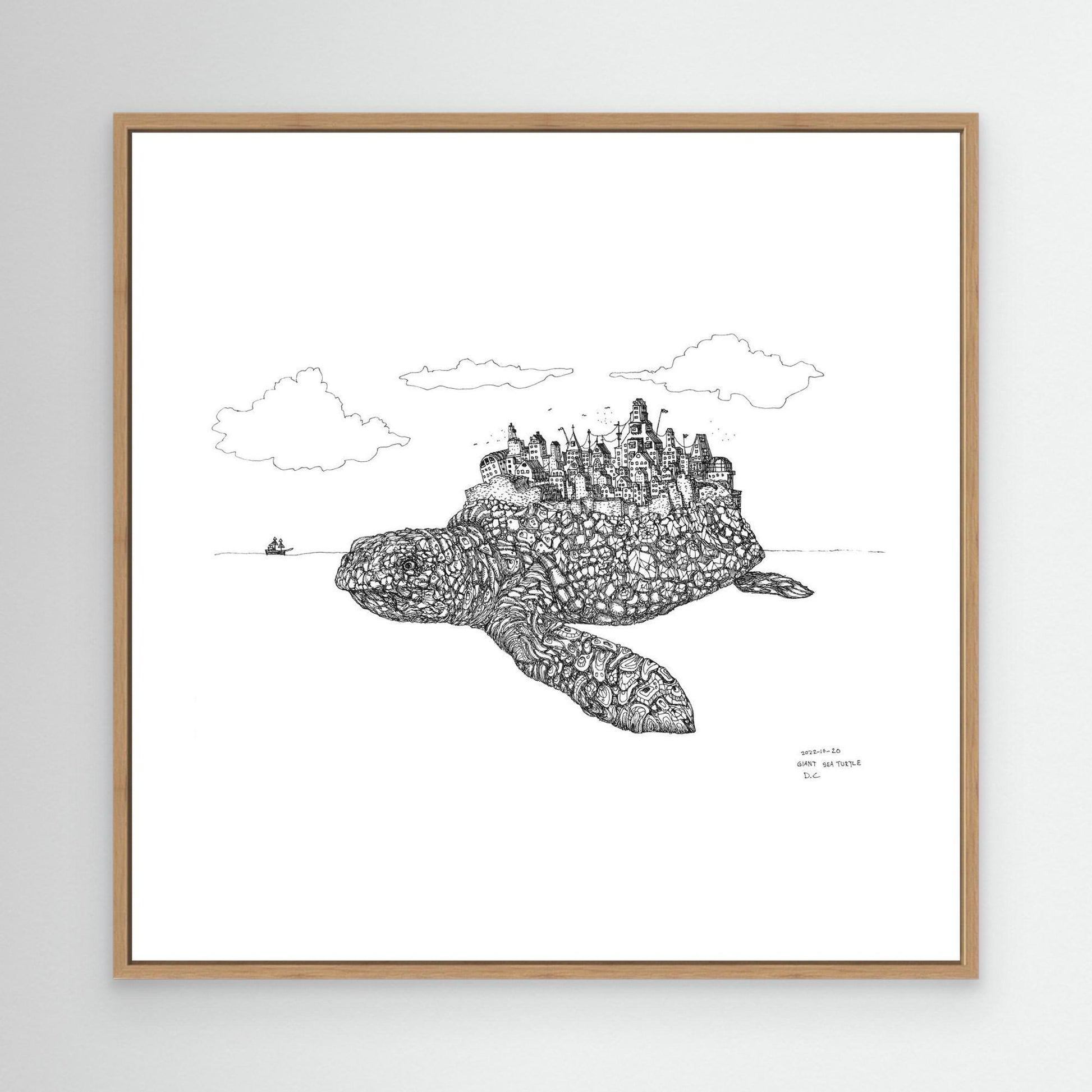 Giant Sea Turtle