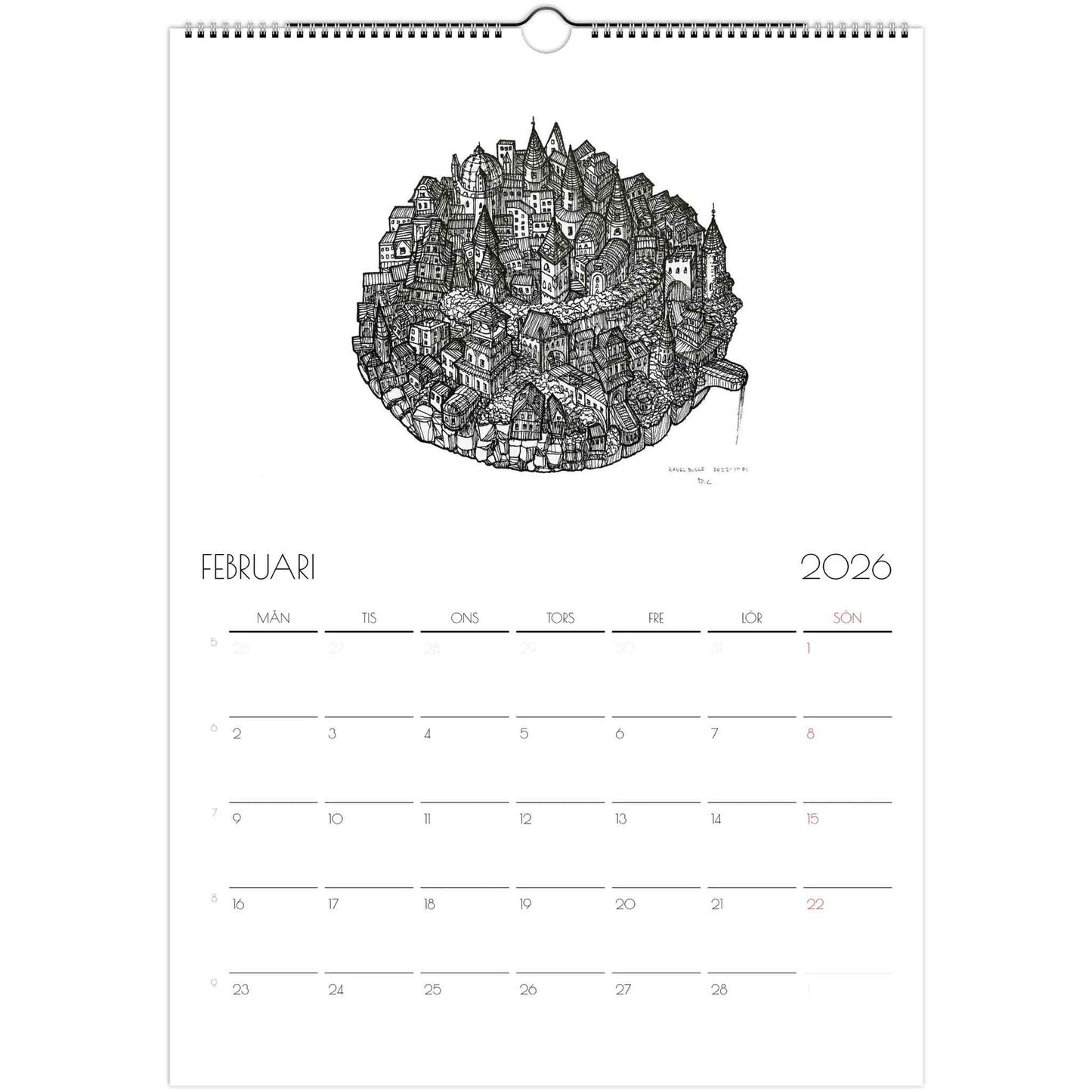 David Cheung 2026 Calendar